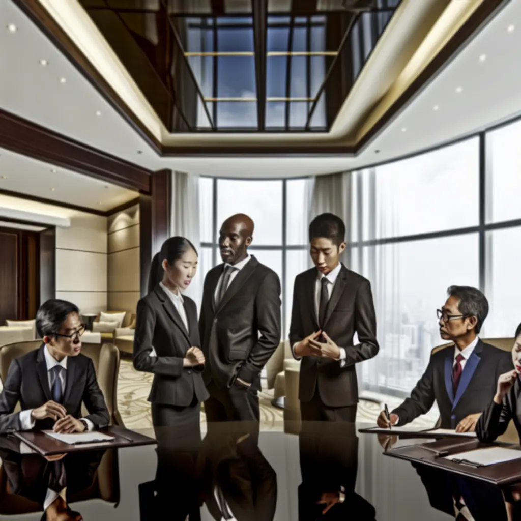 Zarząd Fest Gold Events w trakcie strategicznego spotkania