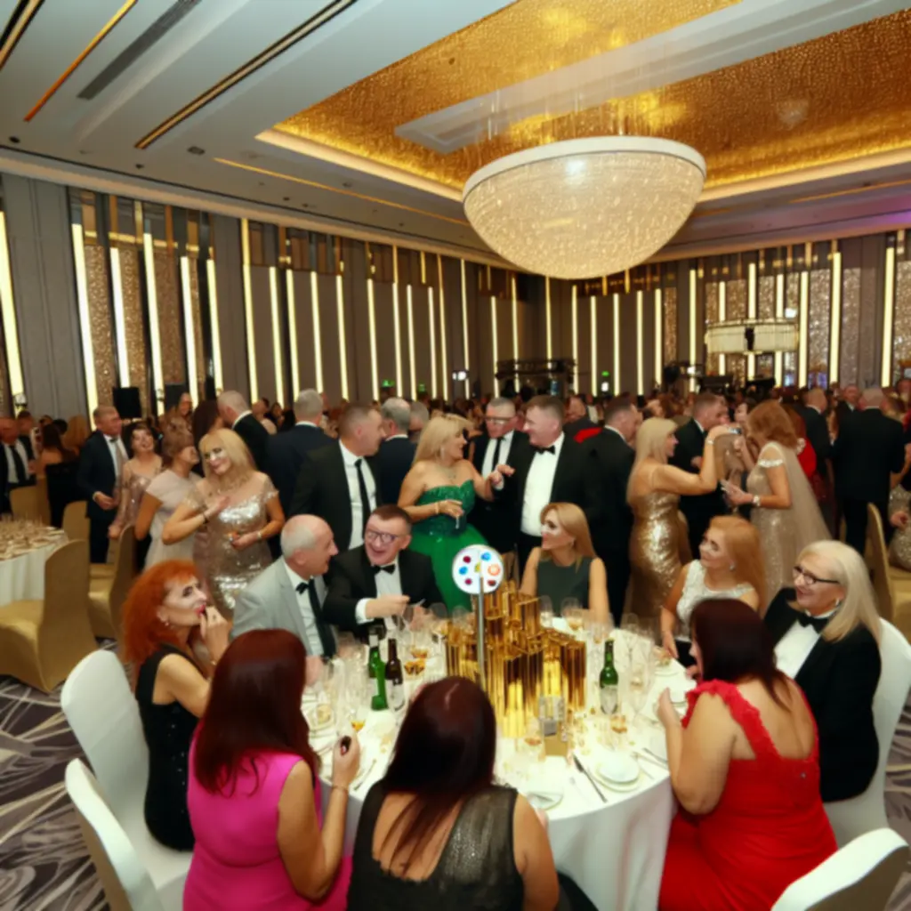 Galeria eleganckich wydarzeń i wnętrz w luksusowych hotelach casino