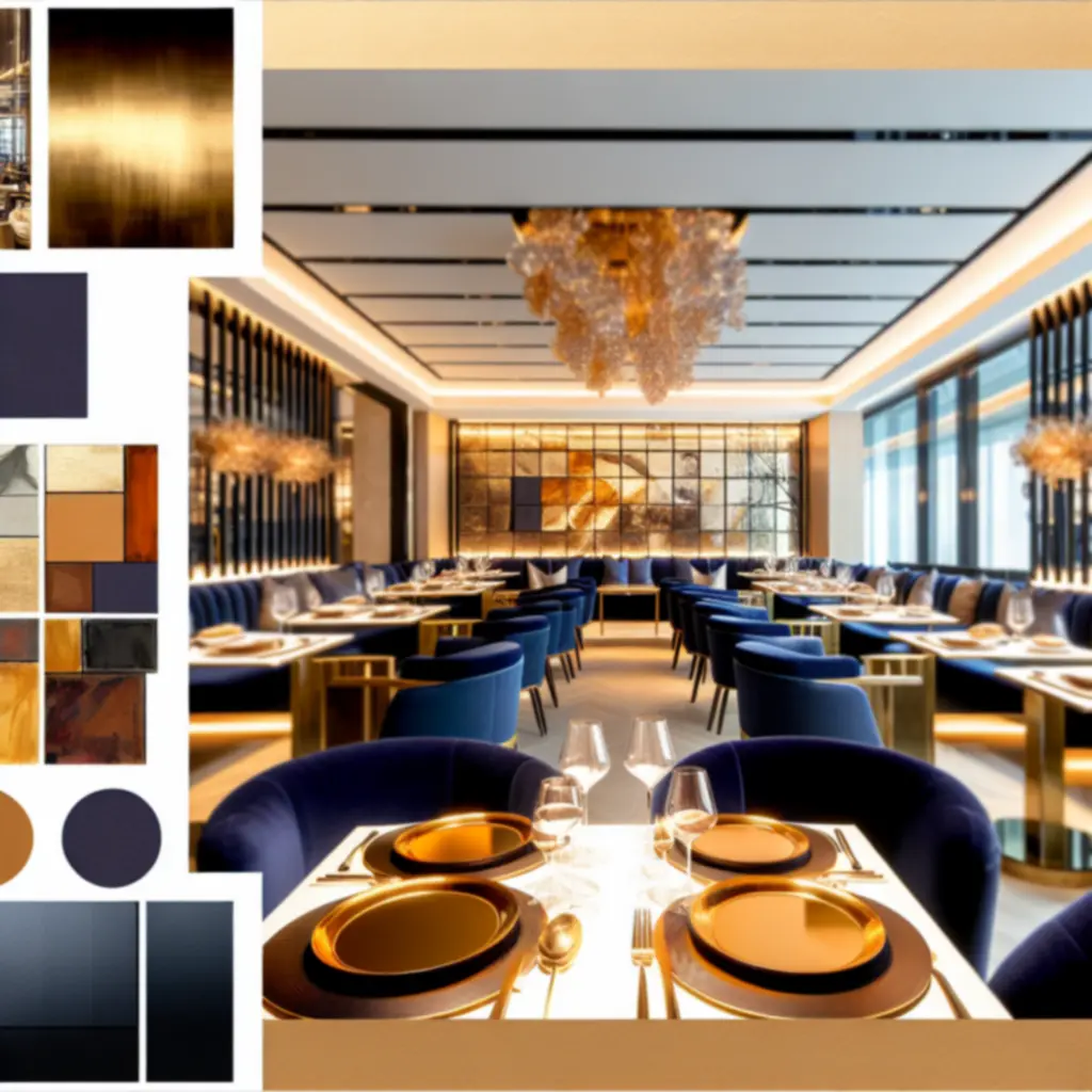 Elegancko nakryty stół w luksusowej restauracji