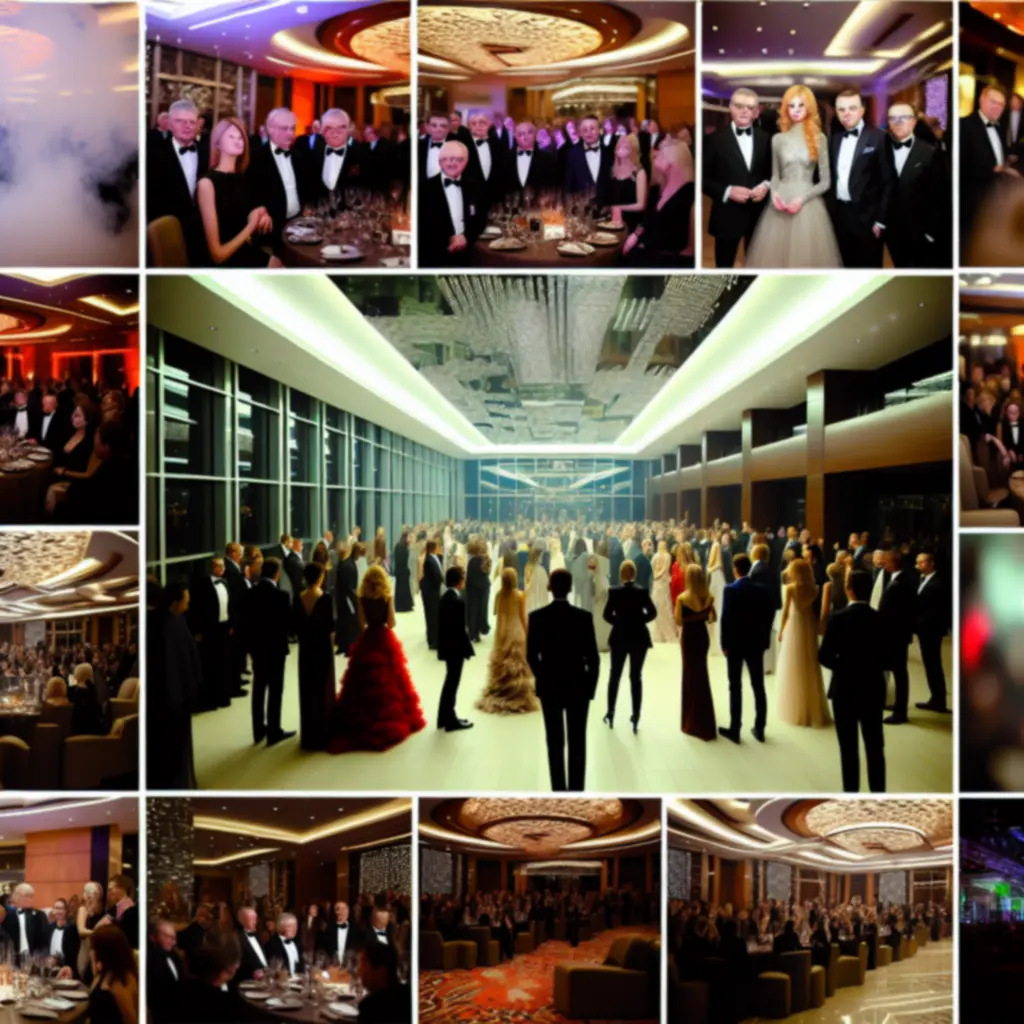 Eleganckie ujęcia z luksusowych wydarzeń organizowanych przez Fest Gold Events